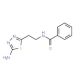 N-[2-(5-amino-1,3,4-thiadiazol-2-yl)ethyl]benzamide - chemical structure image