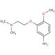 N-[2-(5-amino-2-methoxyphenoxy)ethyl]-N,N-dimethylamine - chemical structure image