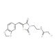 N-[2-(5-Benzo[1,3]dioxol-5-ylmethylene-2,4-dioxo-thiazolidin-3-yl)-ethyl]-2-chloro-acetamide - chemical structure image