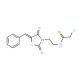 N-[2-(5-Benzylidene-2,4-dioxo-thiazolidin-3-yl)-ethyl]-2-chloro-acetamide - chemical structure image