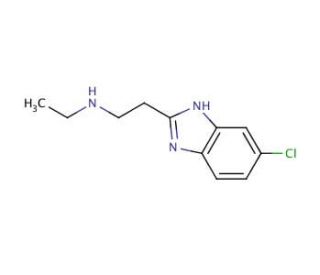 N-[2-(5-Chloro-1H-benzimidazol-2-yl)ethyl]-N-ethylamine - chemical structure image