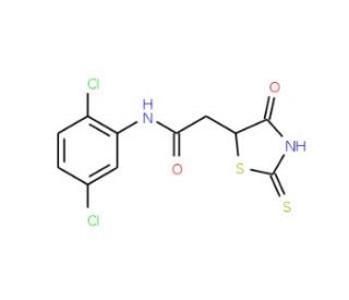 N-(2,5-Dichlorophenyl)-2-(2-mercapto-4-oxo-4,5-dihydro-1,3-thiazol-5-yl)acetamide - chemical structure image