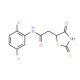 N-(2,5-Dichlorophenyl)-2-(2-mercapto-4-oxo-4,5-dihydro-1,3-thiazol-5-yl)acetamide - chemical structure image