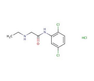 N-(2,5-dichlorophenyl)-2-(ethylamino)acetamide hydrochloride - chemical structure image