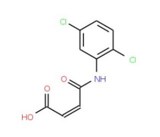 N-(2,5-Dichlorophenyl)maleamic acid (CAS 31460-32-9) - chemical structure image