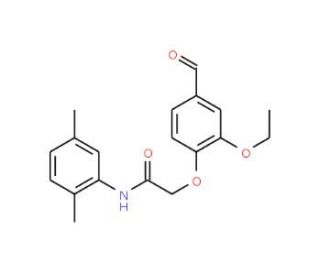 N-(2,5-Dimethyl-phenyl)-2-(2-ethoxy-4-formyl-phenoxy)-acetamide - chemical structure image