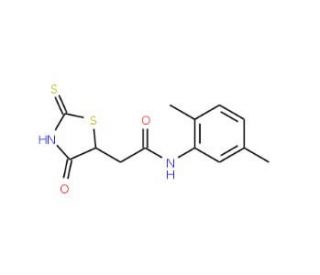 N-(2,5-Dimethylphenyl)-2-(2-mercapto-4-oxo-4,5-dihydro-1,3-thiazol-5-yl)acetamide - chemical structure image