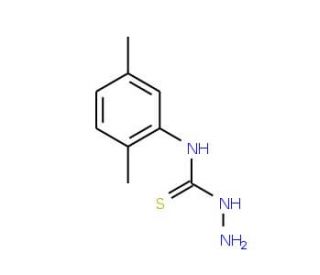 N-(2,5-dimethylphenyl)hydrazinecarbothioamide (CAS 64374-53-4) - chemical structure image