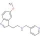 N-[2-(5-Methoxy-3H-indol-3-yl)ethyl]-N-(pyridin-3-ylmethyl)amine - chemical structure image