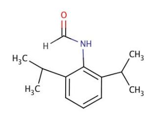 N-(2,6-Diisopropylphenyl)formamide (CAS 84250-69-1) - chemical structure image