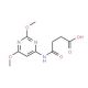 N-(2,6-Dimethoxypyrimidin-4-yl)succinamic acid - chemical structure image
