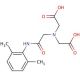 N-(2,6-Dimethylphenylcarbamoylmethyl)iminodiacetic acid (CAS 59160-29-1) - chemical structure image