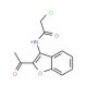 N-(2-acetyl-1-benzofuran-3-yl)-2-chloroacetamide - chemical structure image