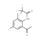 N-(2-Acetyl-4-iodo-6-methylphenyl)-2,2,2-trifluoroacetamide - chemical structure image
