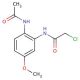 N-(2-Acetylamino-5-methoxy-phenyl)-2-chloro-acetamide - chemical structure image
