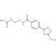 N-[2-(Acetylamino)ethyl]-4-[5-(chloromethyl)-1,2,4-oxadiazol-3-yl]benzamide - chemical structure image