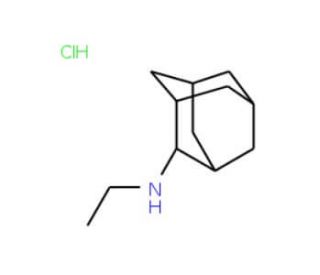 N-2-adamantyl-N-ethylamine hydrochloride - chemical structure image