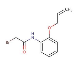 N-[2-(Allyloxy)phenyl]-2-bromoacetamide - chemical structure image