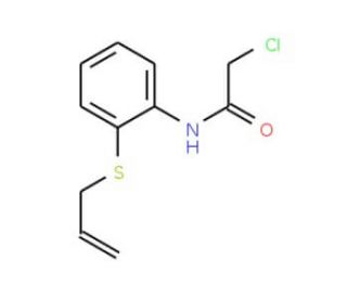 N-[2-(allylthio)phenyl]-2-chloroacetamide - chemical structure image