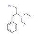 N-(2-amino-1-benzylethyl)-N,N-diethylamine - chemical structure image