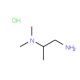 N-(2-amino-1-methylethyl)-N,N-dimethylamine hydrochloride - chemical structure image