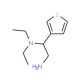 N-(2-amino-1-thien-3-ylethyl)-N,N-diethylamine - chemical structure image