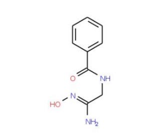 N-[2-amino-2-(hydroxyimino)ethyl]benzamide - chemical structure image