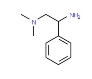 N-(2-amino-2-phenylethyl)-N,N-dimethylamine (CAS 31788-88-2) - chemical structure image
