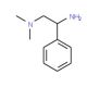 N-(2-amino-2-phenylethyl)-N,N-dimethylamine (CAS 31788-88-2) - chemical structure image