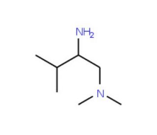 N-(2-amino-3-methylbutyl)-N,N-dimethylamine - chemical structure image
