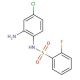 N-(2-amino-4-chlorophenyl)-2-fluorobenzenesulfonamide - chemical structure image
