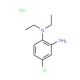 N-(2-amino-4-chlorophenyl)-N,N-diethylamine hydrochloride - chemical structure image