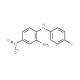 N-(2-amino-4-nitrophenyl)-N-(4-fluorophenyl)amine - chemical structure image