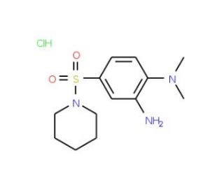 N-[2-amino-4-(piperidin-1-ylsulfonyl)phenyl]-N,N-dimethylamine hydrochloride - chemical structure image