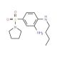 N-[2-amino-4-(pyrrolidin-1-ylsulfonyl)phenyl]-N-butylamine - chemical structure image