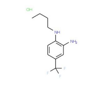 N-[2-amino-4-(trifluoromethyl)phenyl]-N-butylamine hydrochloride - chemical structure image