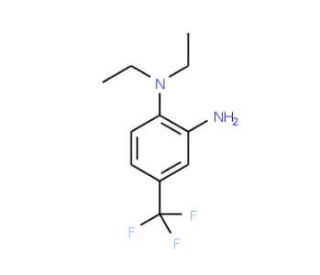 N-[2-amino-4-(trifluoromethyl)phenyl]-N,N-diethylamine - chemical structure image