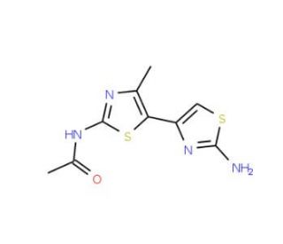 N-(2-Amino-4&prime;-methyl-[4,5&prime;]bithiazolyl-2&prime;-yl)-acetamide - chemical structure image