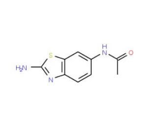 N-(2-Amino-benzothiazol-6-yl)-acetamide (CAS 22307-44-4) - chemical structure image