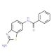 N-(2-Amino-benzothiazol-6-yl)-benzamide - chemical structure image