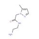 N-(2-Amino-ethyl)-2-(5-methyl-pyrazol-1-yl)-acetamide - chemical structure image