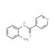 N-(2-Amino-phenyl)-isonicotinamide (CAS 105101-25-5) - chemical structure image