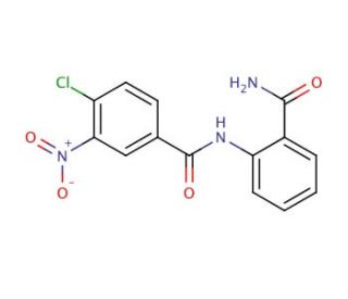 N-[2-(Aminocarbonyl)phenyl]-4-chloro-3-nitrobenzenecarboxamide - chemical structure image