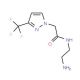 N-(2-Aminoethyl)-2-[3-(trifluoromethyl)-1H-pyrazol-1-yl]acetamide - chemical structure image