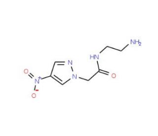 N-(2-Aminoethyl)-2-(4-nitro-1H-pyrazol-1-yl)-acetamide - chemical structure image