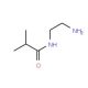N-(2-aminoethyl)-2-methylpropanamide (CAS 53673-16-8) - chemical structure image