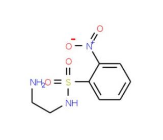 N-(2-Aminoethyl)-2-nitrobenzenesulfonamide (CAS 83019-91-4) - chemical structure image