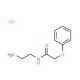 N-(2-aminoethyl)-2-phenoxyacetamide hydrochloride - chemical structure image