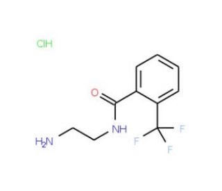N-(2-aminoethyl)-2-(trifluoromethyl)benzamide hydrochloride - chemical structure image