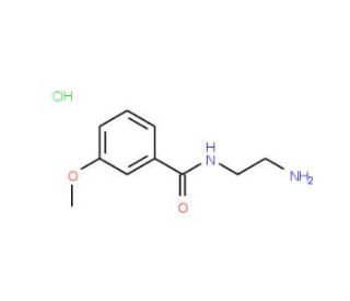 N-(2-aminoethyl)-3-methoxybenzamide hydrochloride - chemical structure image
